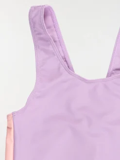 Maillot de bain bicolore fille (3-12A)