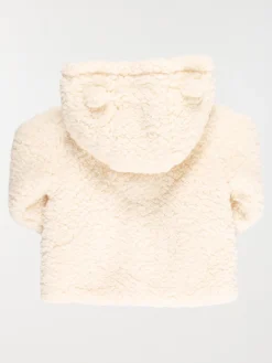 Manteau doux à capuche fille (3-36M)