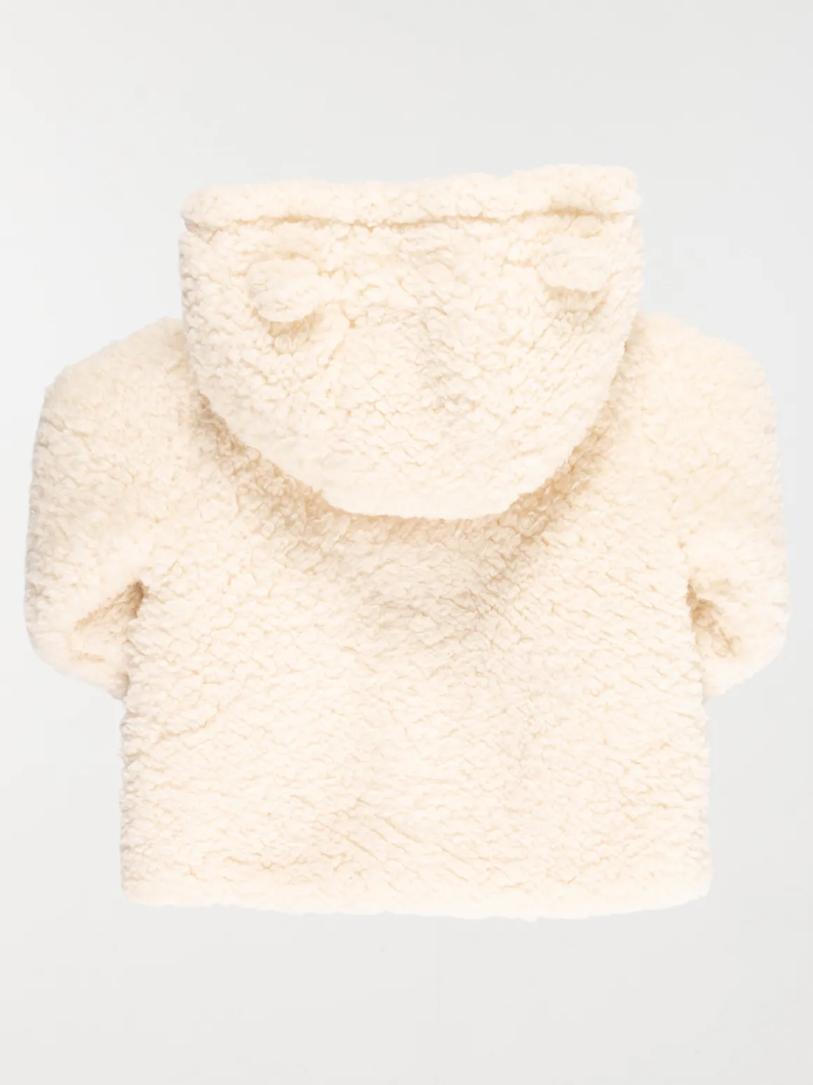 Manteau doux à capuche fille (3-36M)