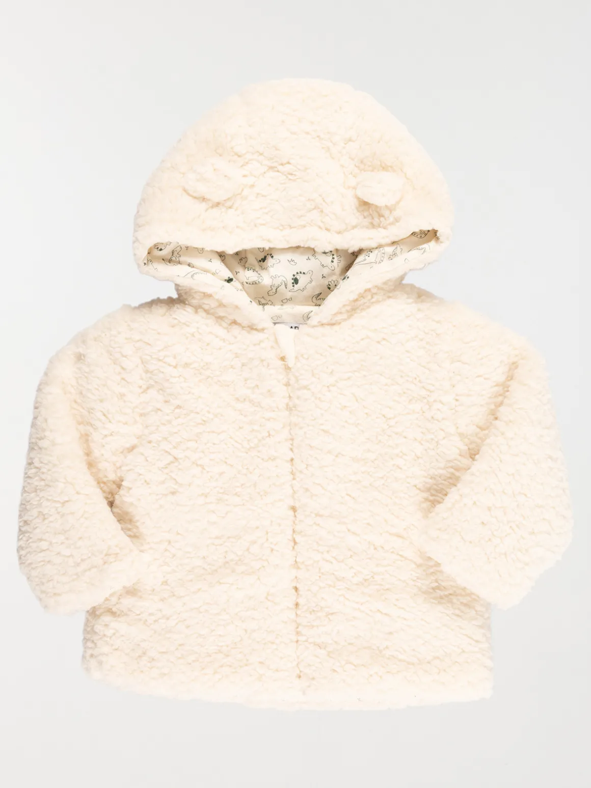 Manteau doux à capuche garçon (3-36M)