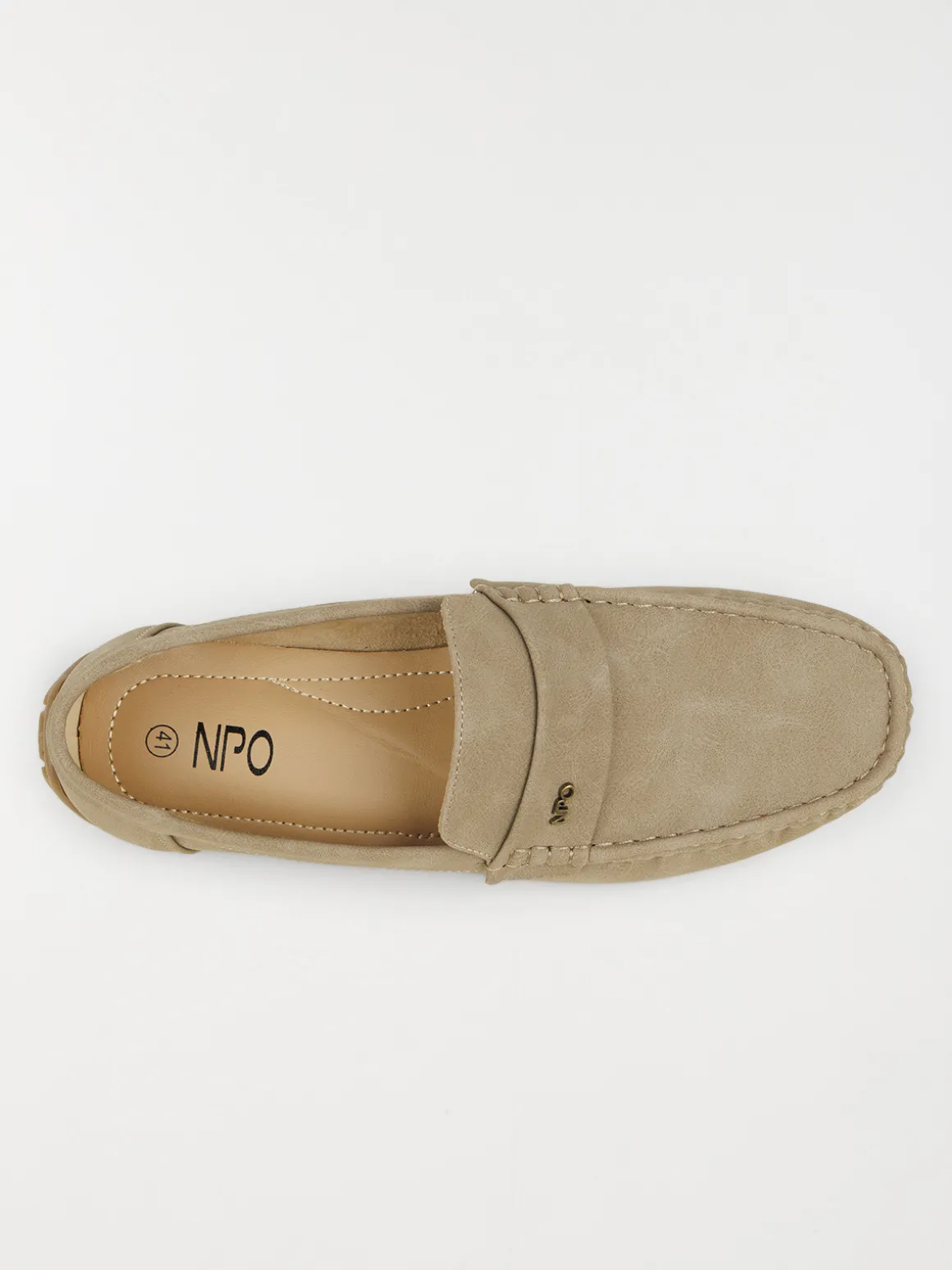 Mocassin coloris beige homme (40-46)