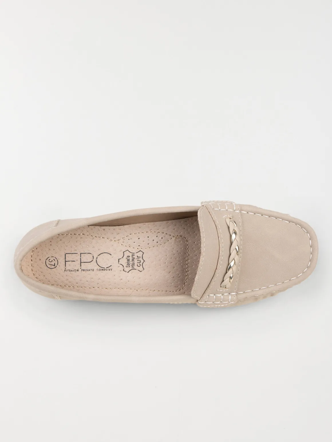Mocassins beiges femme (36-41)