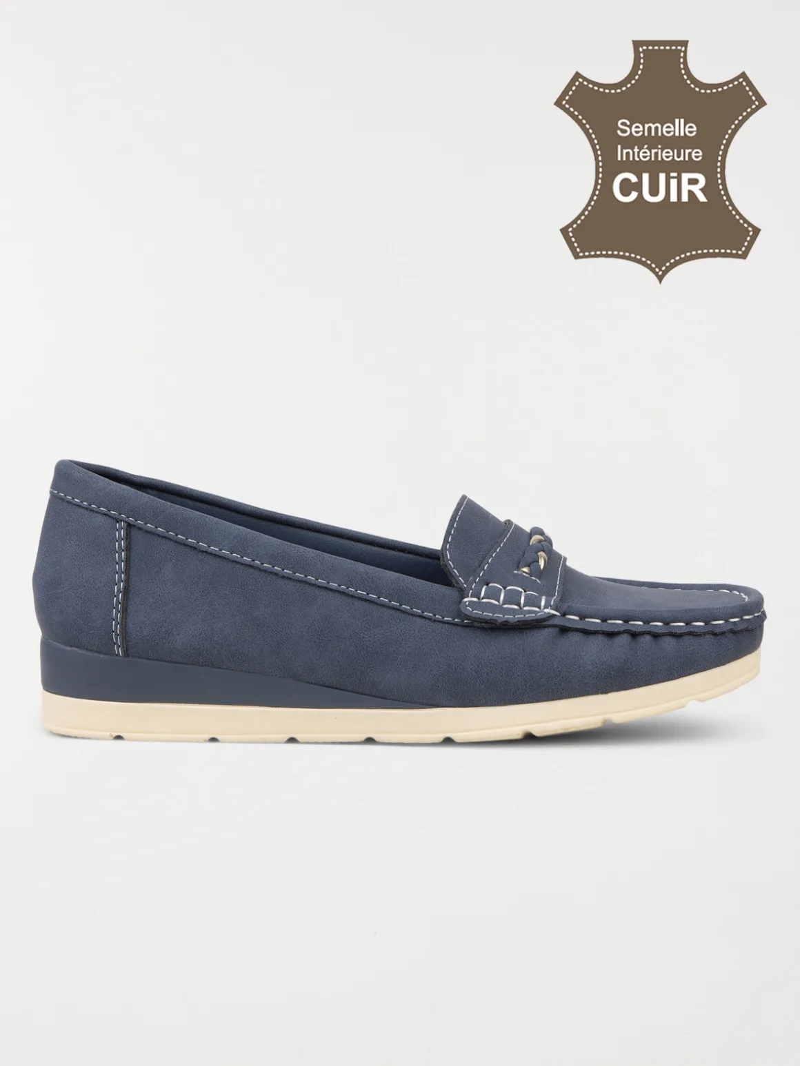 Mocassins femme marine (36-41)