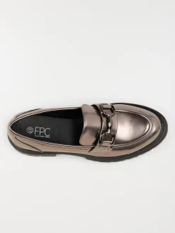 Mocassins gunmetal femme (36-41)