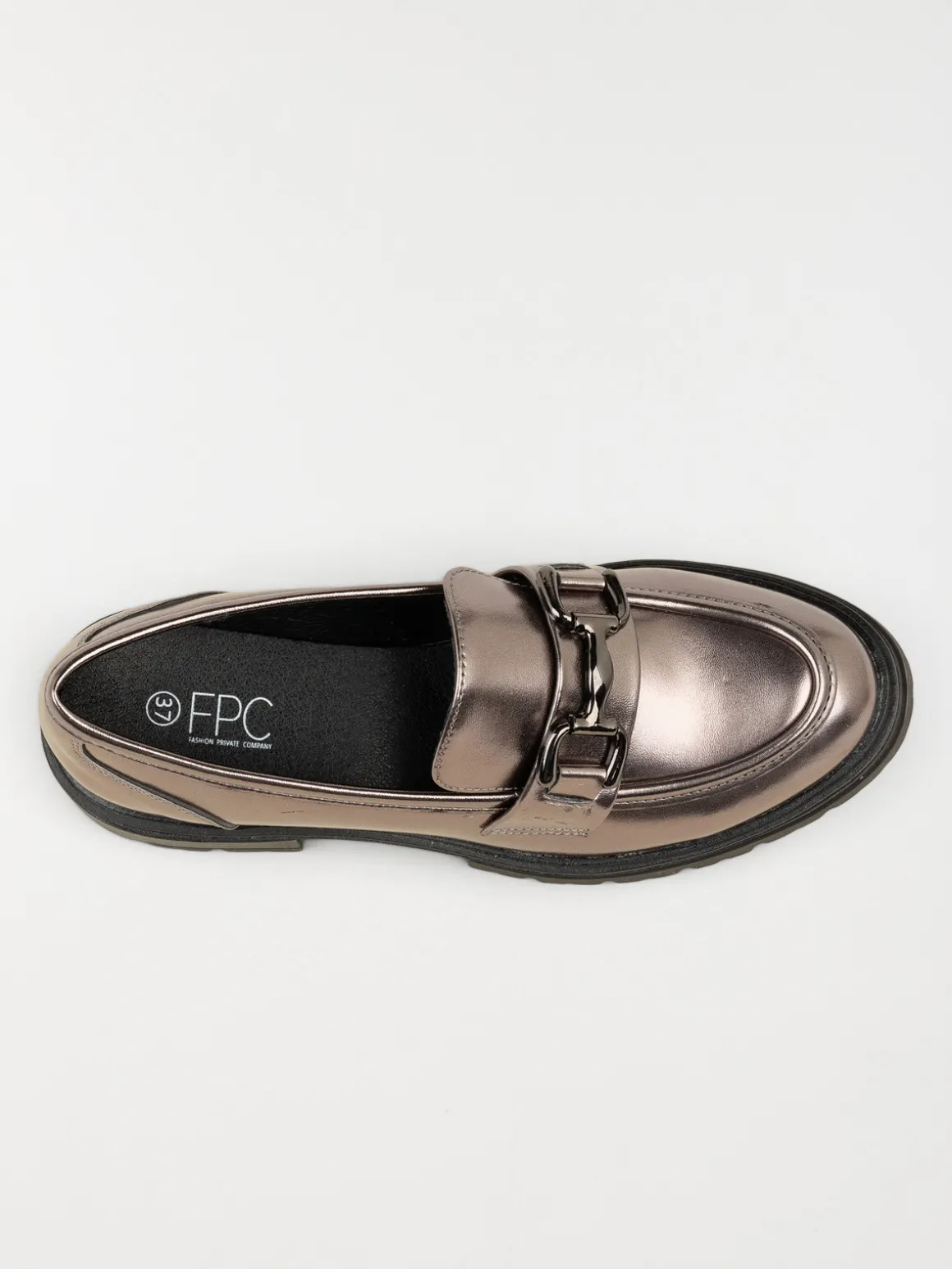 Mocassins gunmetal femme (36-41)