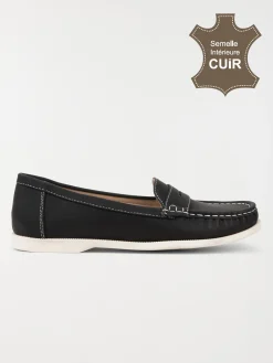 Mocassins noirs femme (36-41)