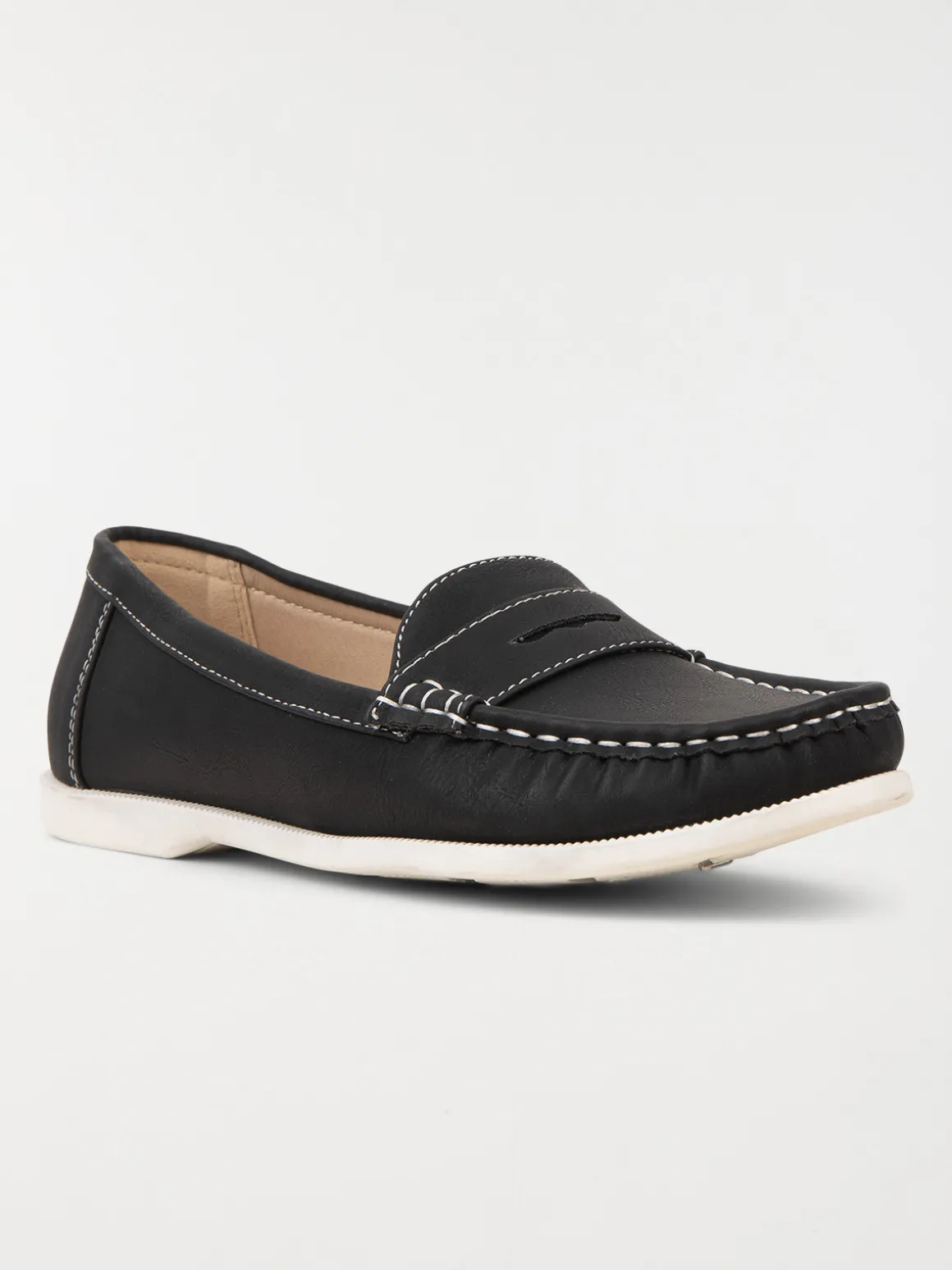 Mocassins noirs femme (36-41)