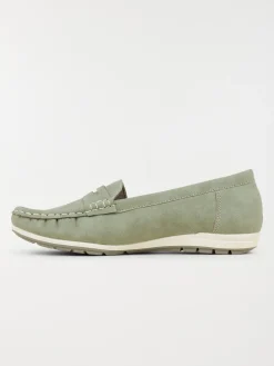 Mocassins verts femme (36-41)