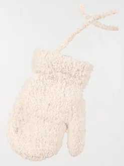 Moufles écru bébé