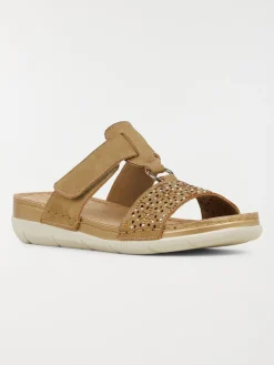 Mule confort camel femme (36-41)