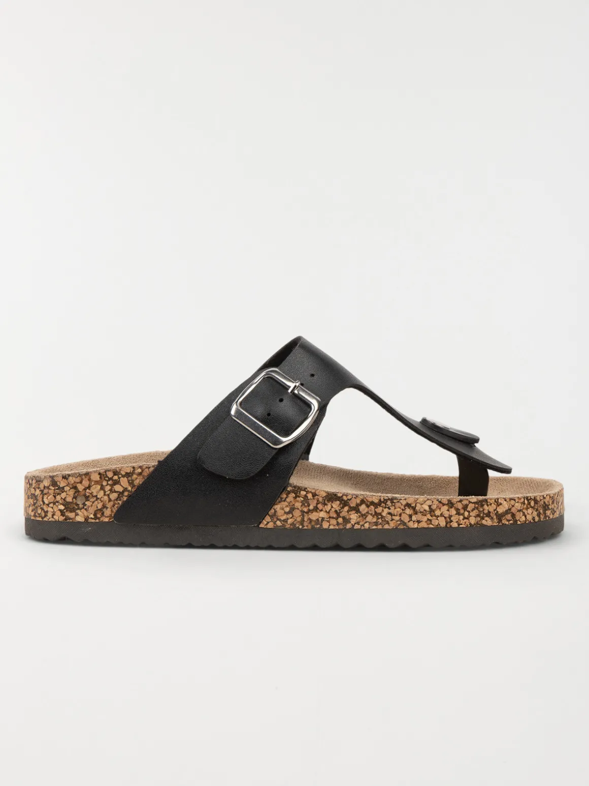 Mule confort entre-doigt noir (36-41)