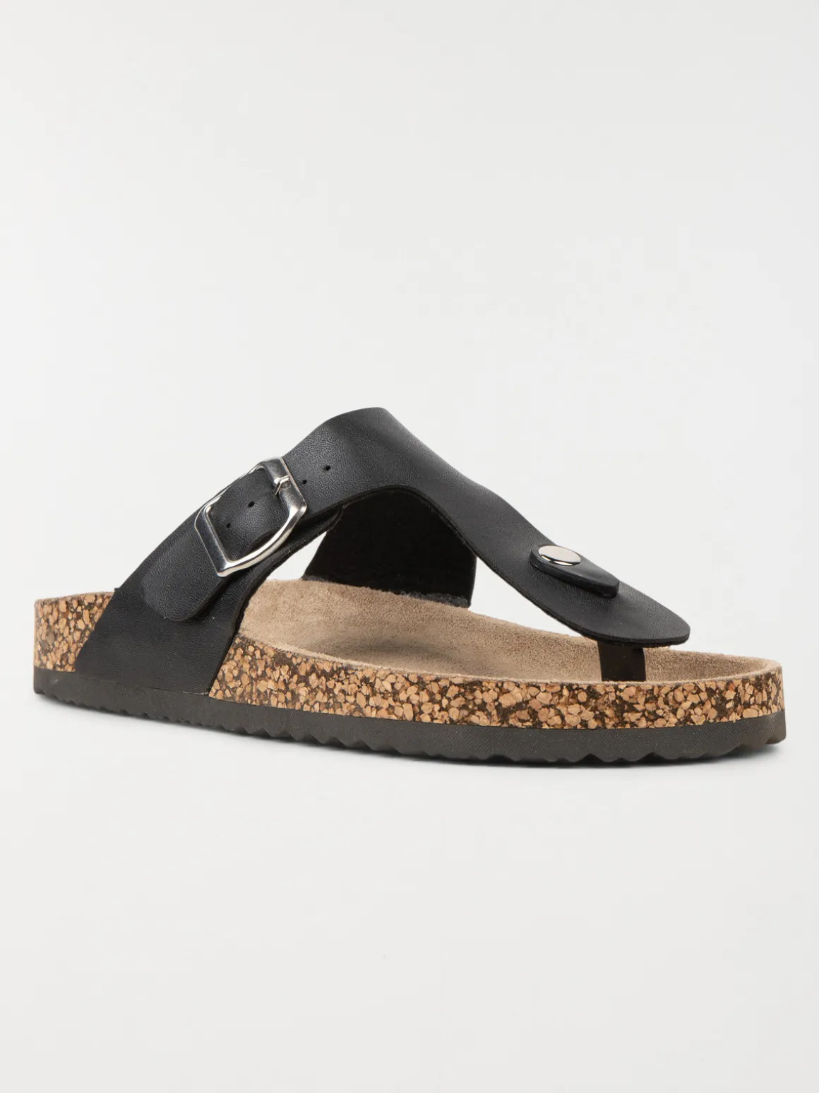 Mule confort entre-doigt noir (36-41)