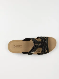 Mule confort femme noir (36-41)
