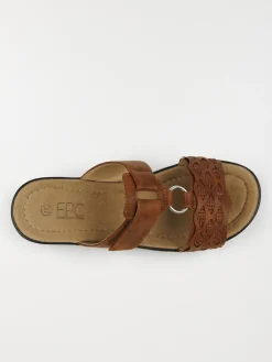 Mule confort marron femme (36-41)