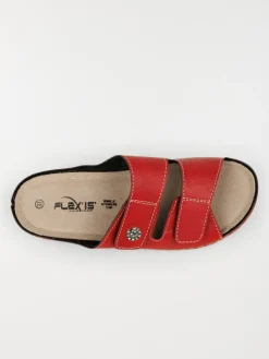 Mule confort rouge femme (36-41)