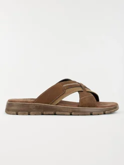 Mule homme brides croisées (41-46)