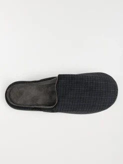Mule Isotoner homme marine (40-46)