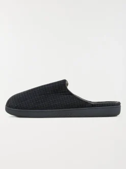 Mule Isotoner homme marine (40-46)