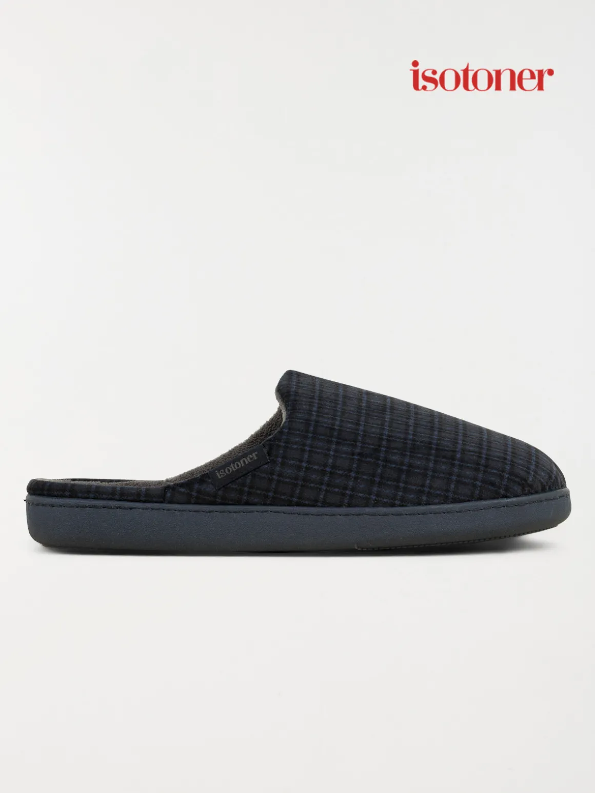 Mule Isotoner homme marine (40-46)