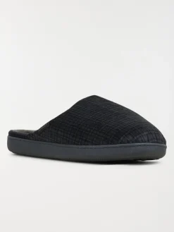 Mule Isotoner homme marine (40-46)