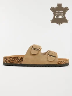 Mule plate 2 brides femme (36-41)