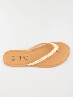 Mule plate beige femme (36-41)