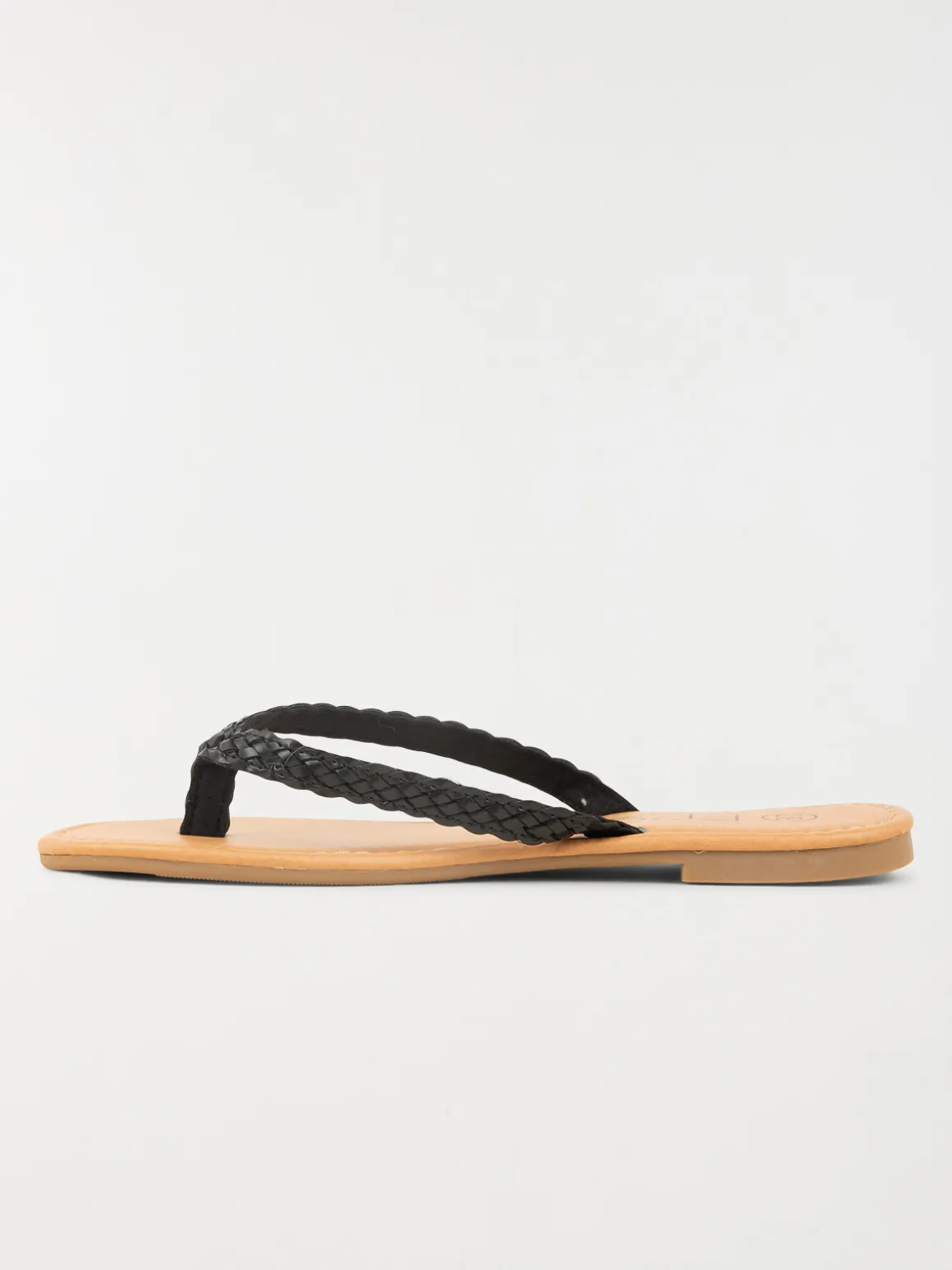 Mule plate bride tressée femme (36-41)