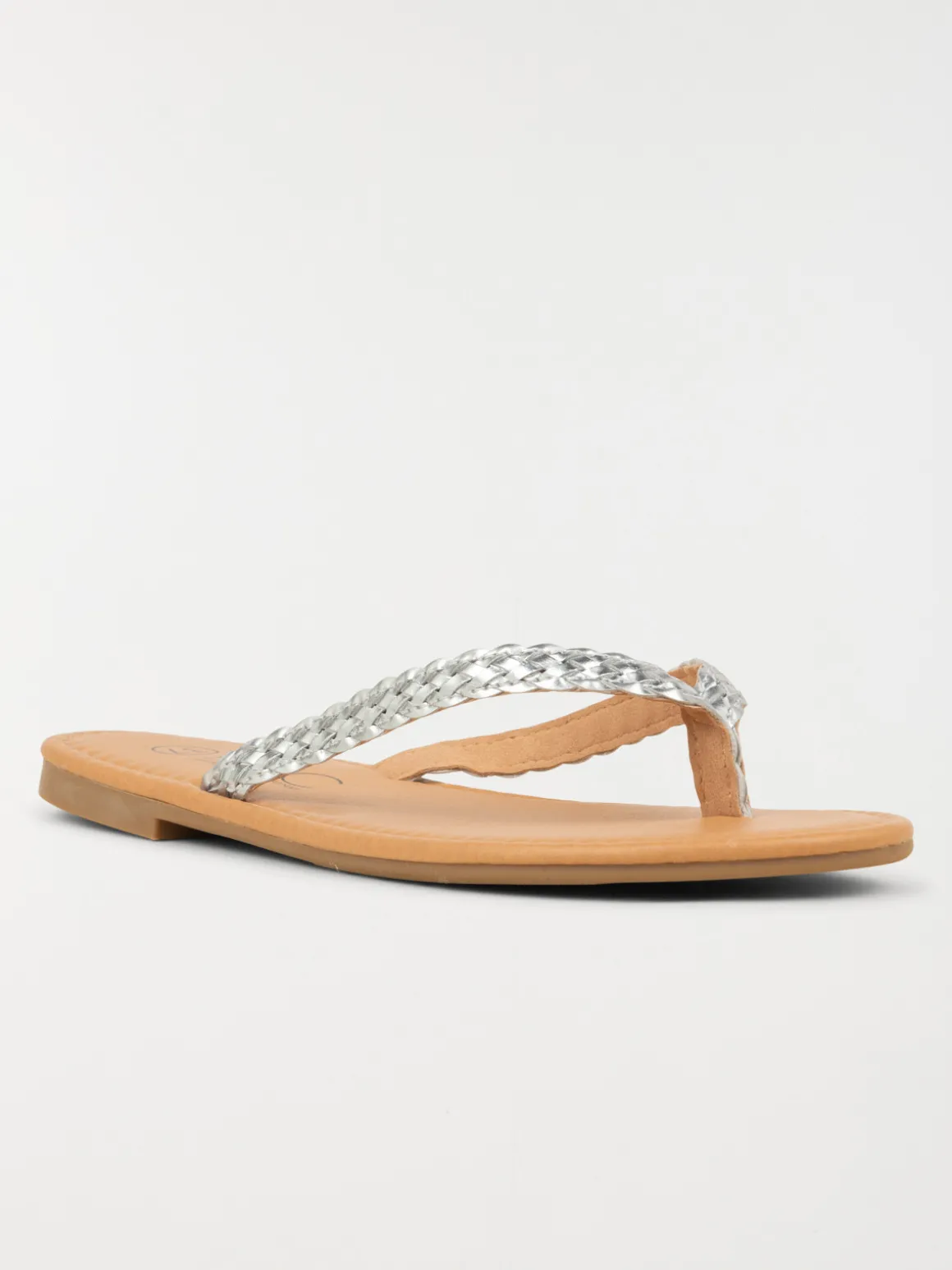 Mule plate bride tressée femme (36-41)