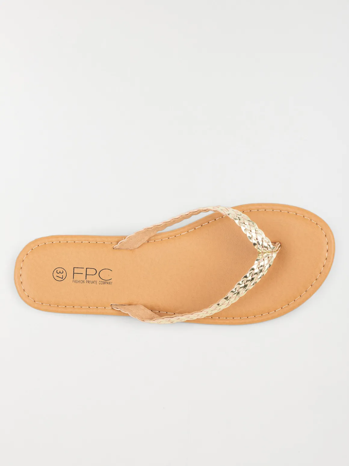 Mule plate femme bride tressée (36-41)
