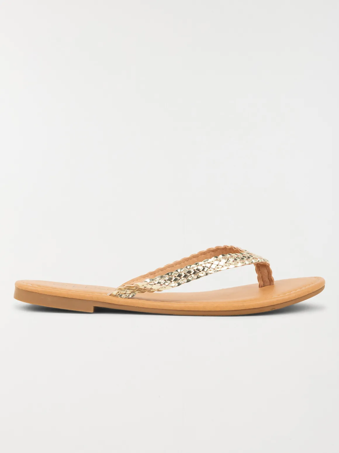 Mule plate femme bride tressée (36-41)
