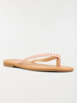 Mule plate rose femme (36-41)