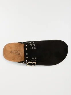 Mule plateforme femme noire (36-41)