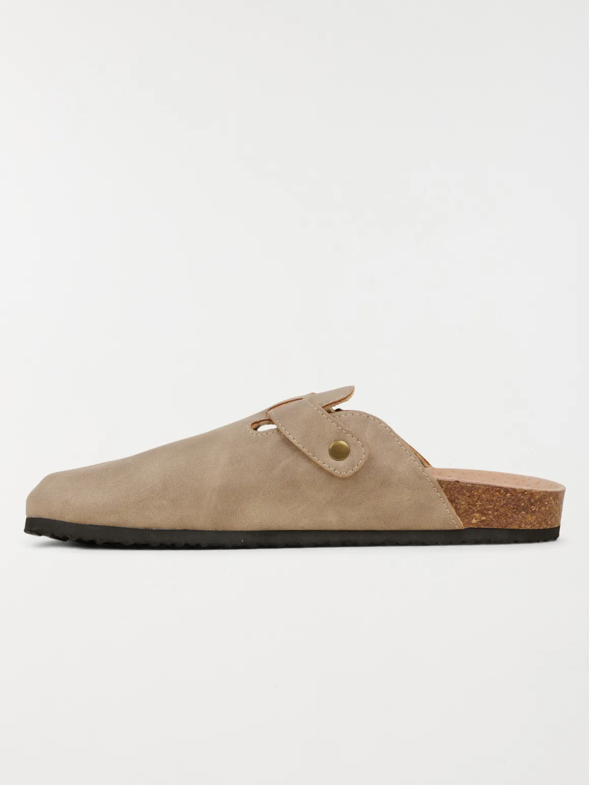 Mule sabot homme taupe (40-46)