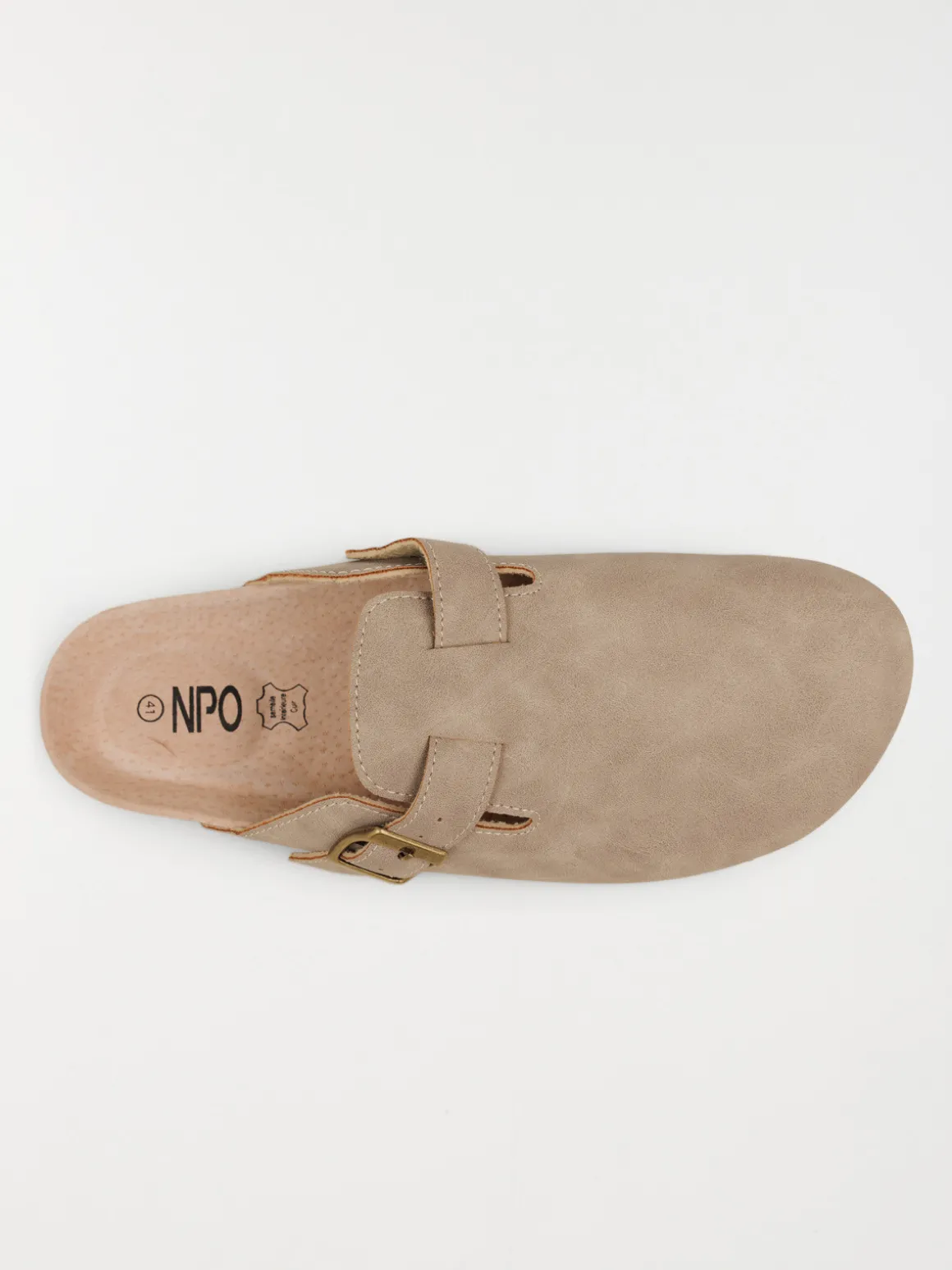 Mule sabot homme taupe (40-46)