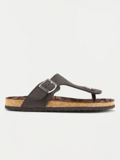 Mules à entredoigts marron (37-42)