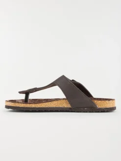 Mules à entredoigts marron (37-42)
