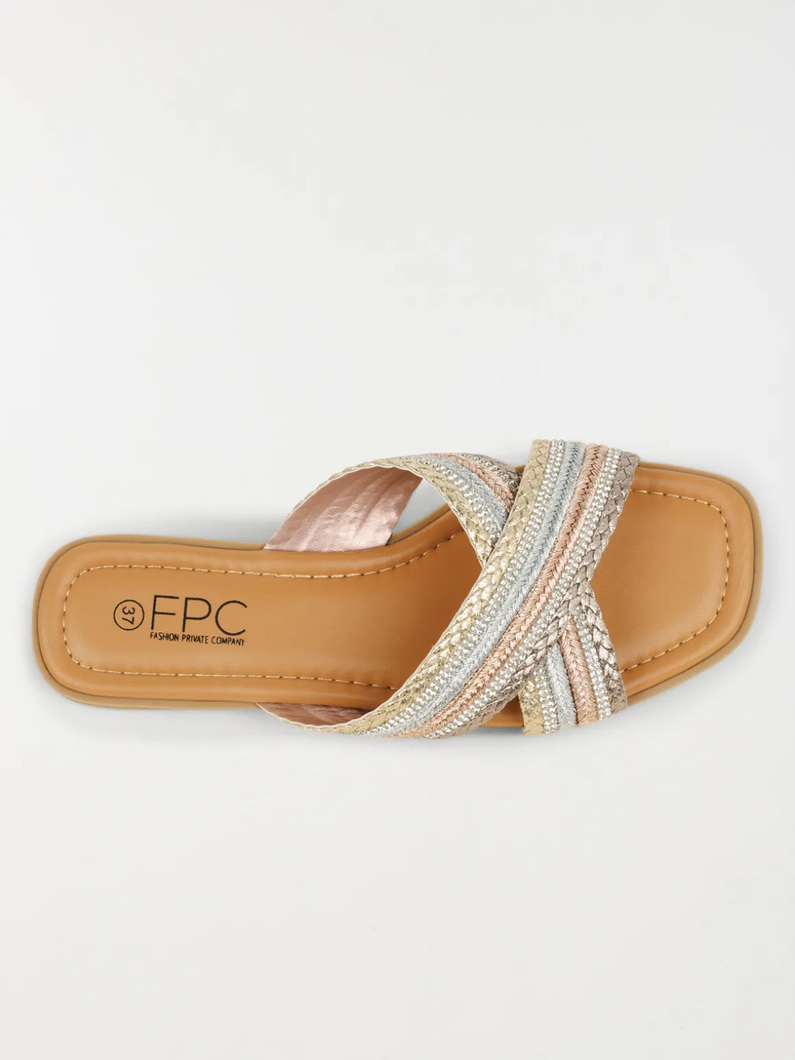 Mules brides croisées femme (36-41)