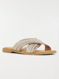 Mules brides croisées femme (36-41)