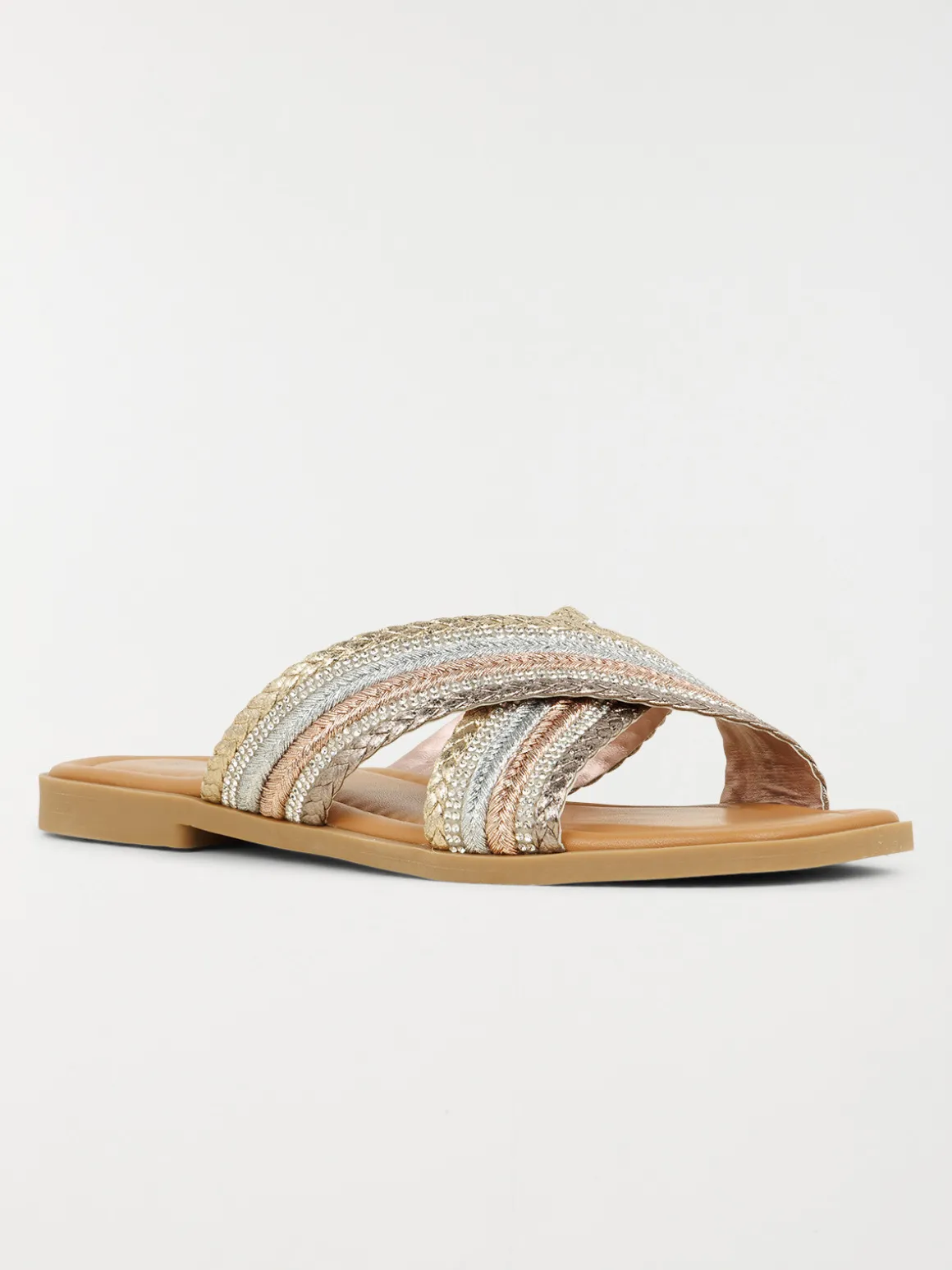 Mules brides croisées femme (36-41)