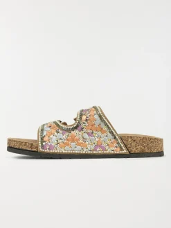 Mules brodées et perles femme (36-41)