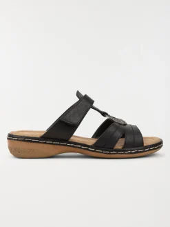 Mules confort femme noir (37-42)