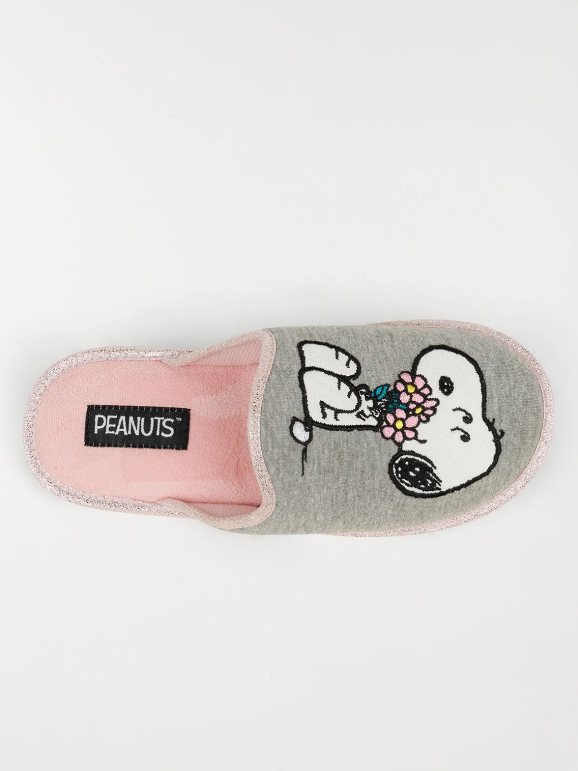 Mules grises Snoopy femme (36-41)