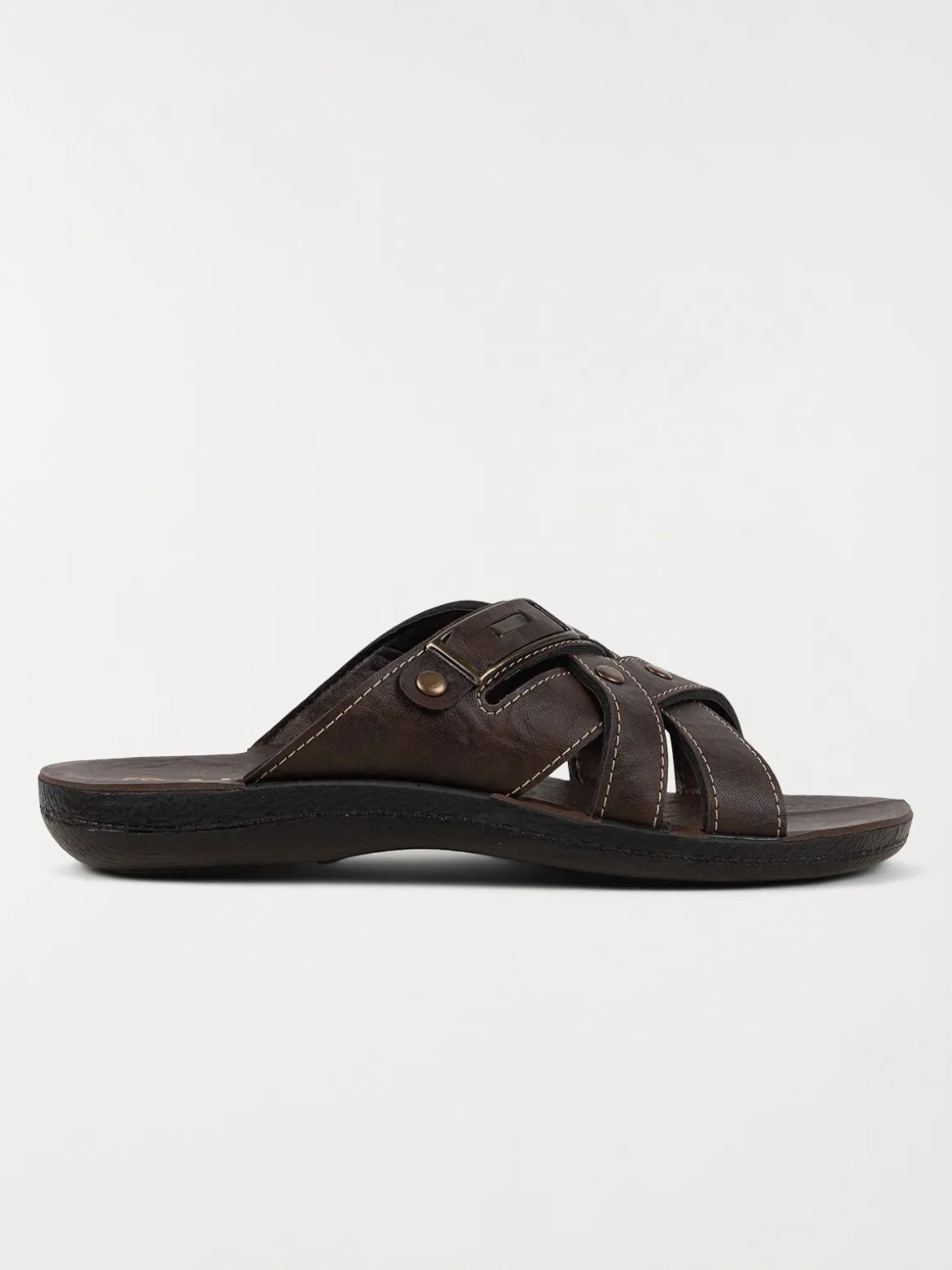 Mules homme marrons (41-46)
