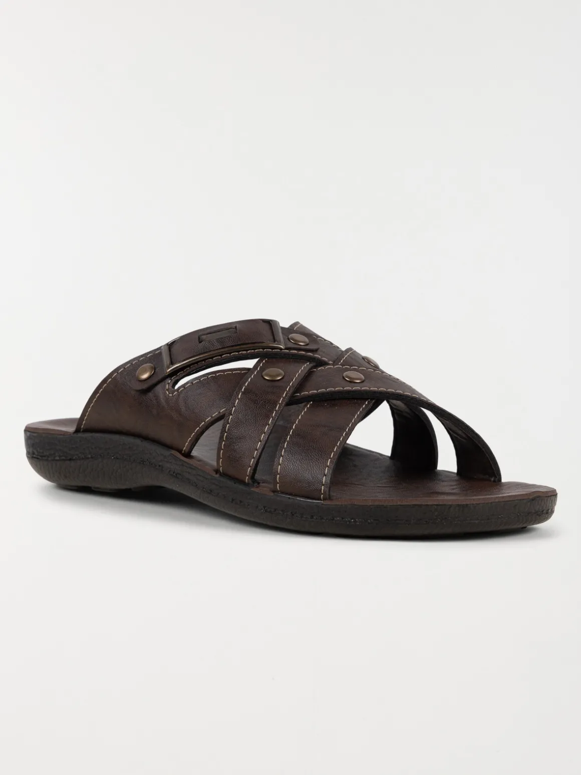 Mules homme marrons (41-46)