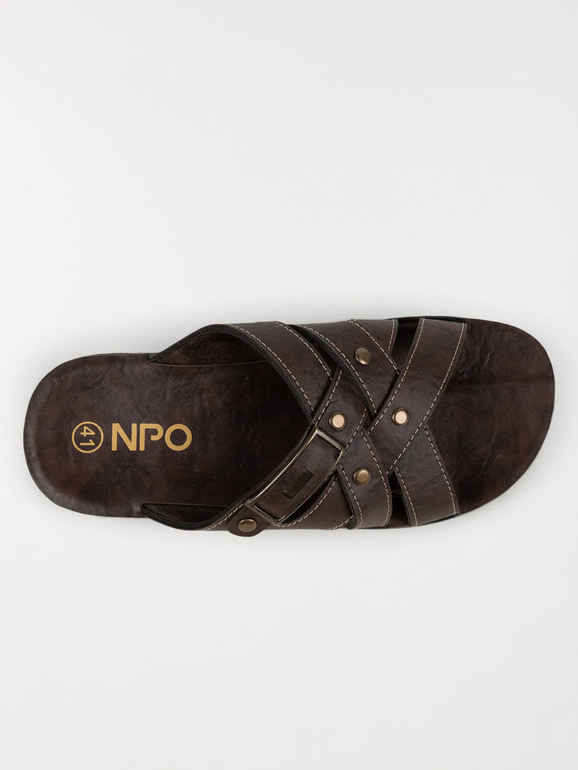 Mules homme marrons (41-46)