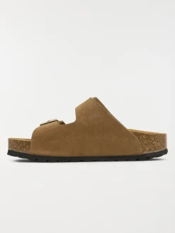 Mules marrons 2 boucles femme (37-42)