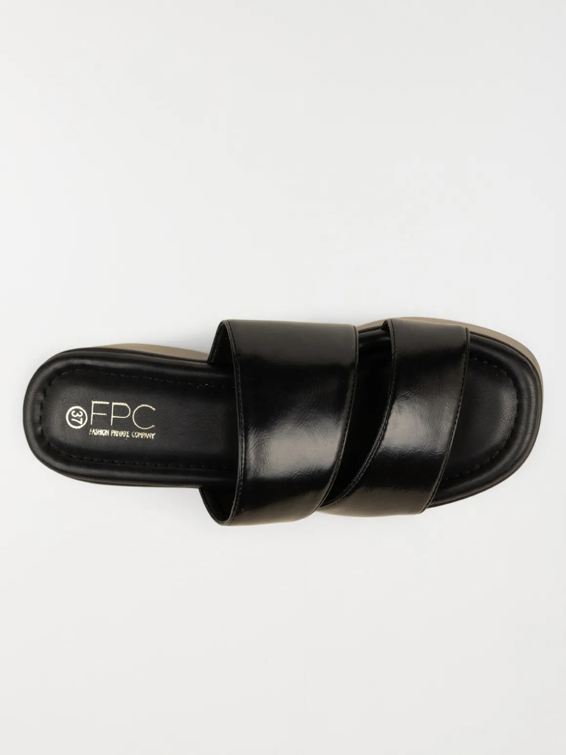 Mules noires à talon femme (36-41)