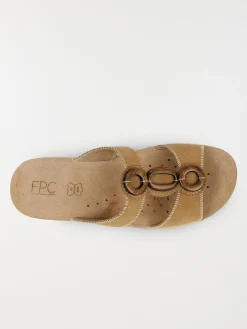 Mules perles bois femme confort (36-41)