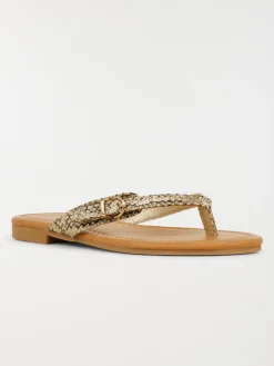 Mules plates entredoigts femme (37-42)