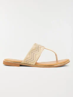Mules plates femme beige (36-41)